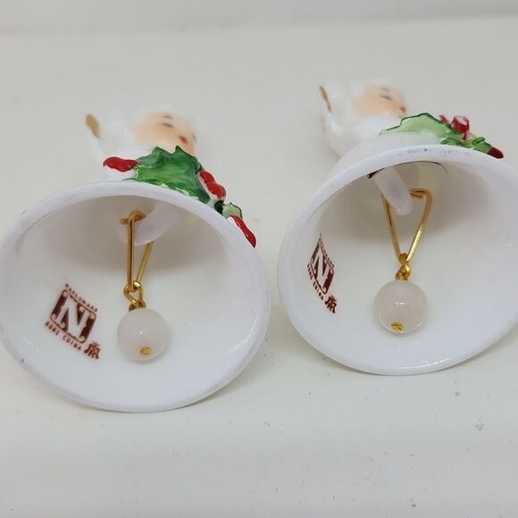 2 Napcoware Bone china Angel Bells - Picture 8 of 13